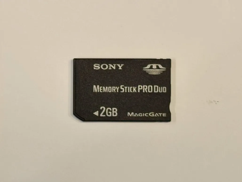 sony memory stick pro duo 2gb