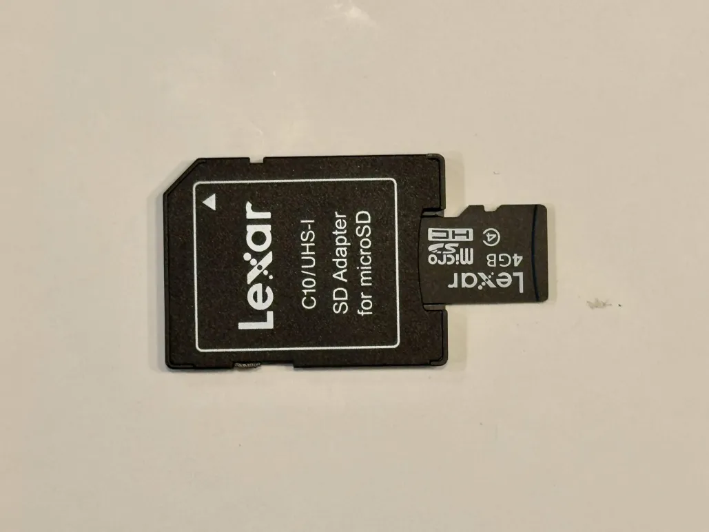 microsd in sd card adapter
